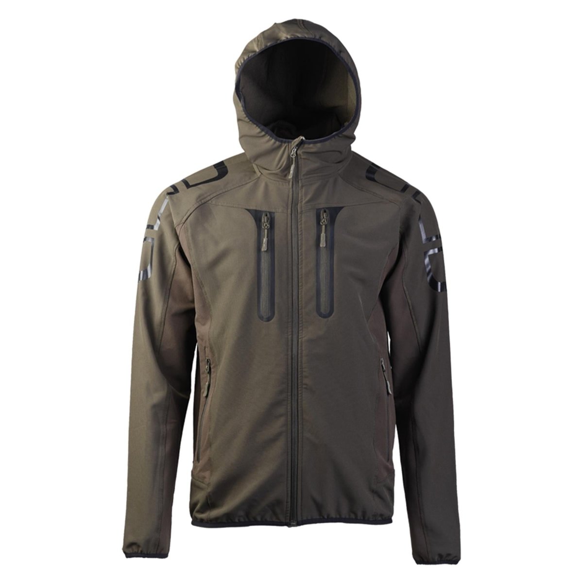Chaqueta repelente al agua MIL-TEC Flex-Tech Softshell ligero y elástico con capucha