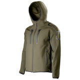 Chaqueta repelente al agua MIL-TEC Flex-Tech Softshell ligero y elástico con capucha