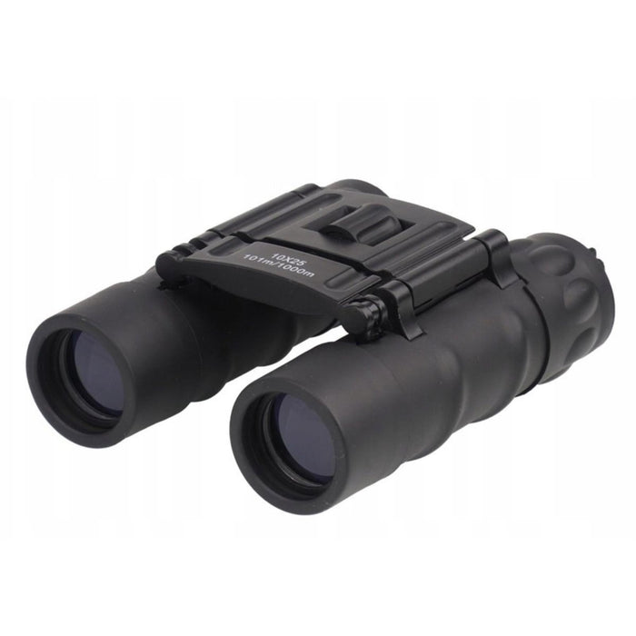 Binoculares plegables MIL-TEC Gen II 10x25 dioptrías Estuche de ajuste fino Negro - GoMilitar