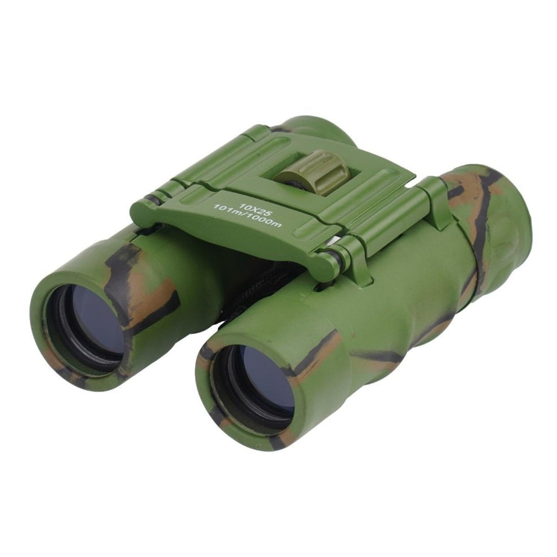 MIL-TEC GEN II Binoculares plegables 10x25 CAMO DE TINTA FINA
