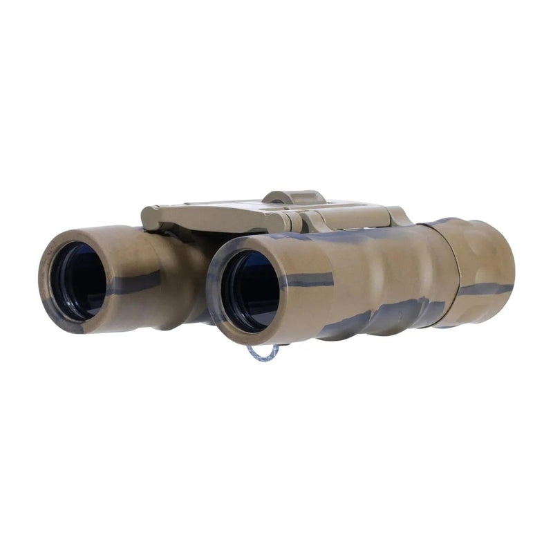 MIL-TEC GEN II Binoculares plegables 10x25 Diopter Tuning Pouch Desert