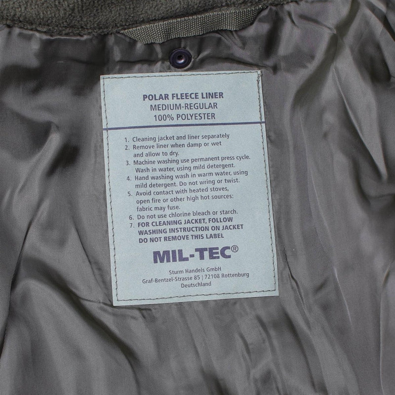 MIL-TEC Alemán PARKA W Liner Goretex Camo Flecktarn Chaqueta de hombres impermeables