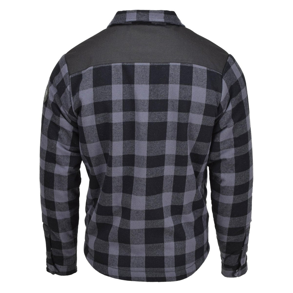 MIL-TEC Alemania Militar Lumberjack Chaqueta a cuadros A cuadrosos Black Grey Nuevo