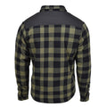 MIL-TEC Alemania Militar Lumberjack Chaqueta a cuadros Aparecido Black Black Olive NUEVO