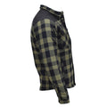 MIL-TEC Alemania Militar Lumberjack Chaqueta a cuadros Aparecido Black Black Olive NUEVO