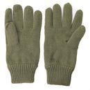 Olive OD knit winter gloves with THINSULATE™ lining for warmth, comfort, and tactical outdoor use.