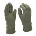 Guantes de Mil-Tec Hombres calientes tejidos thinsulate ™ Linero Olive OD Winter Tactical Gear