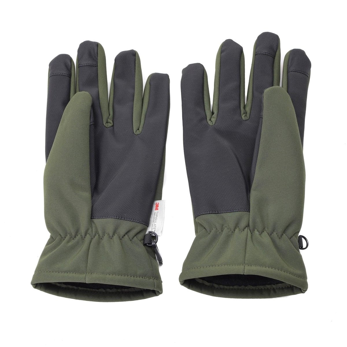 Guantes de Mil-Tec Softshell Thinsulate ™ Linería de oliva Invierno para hombre OD Green Military
