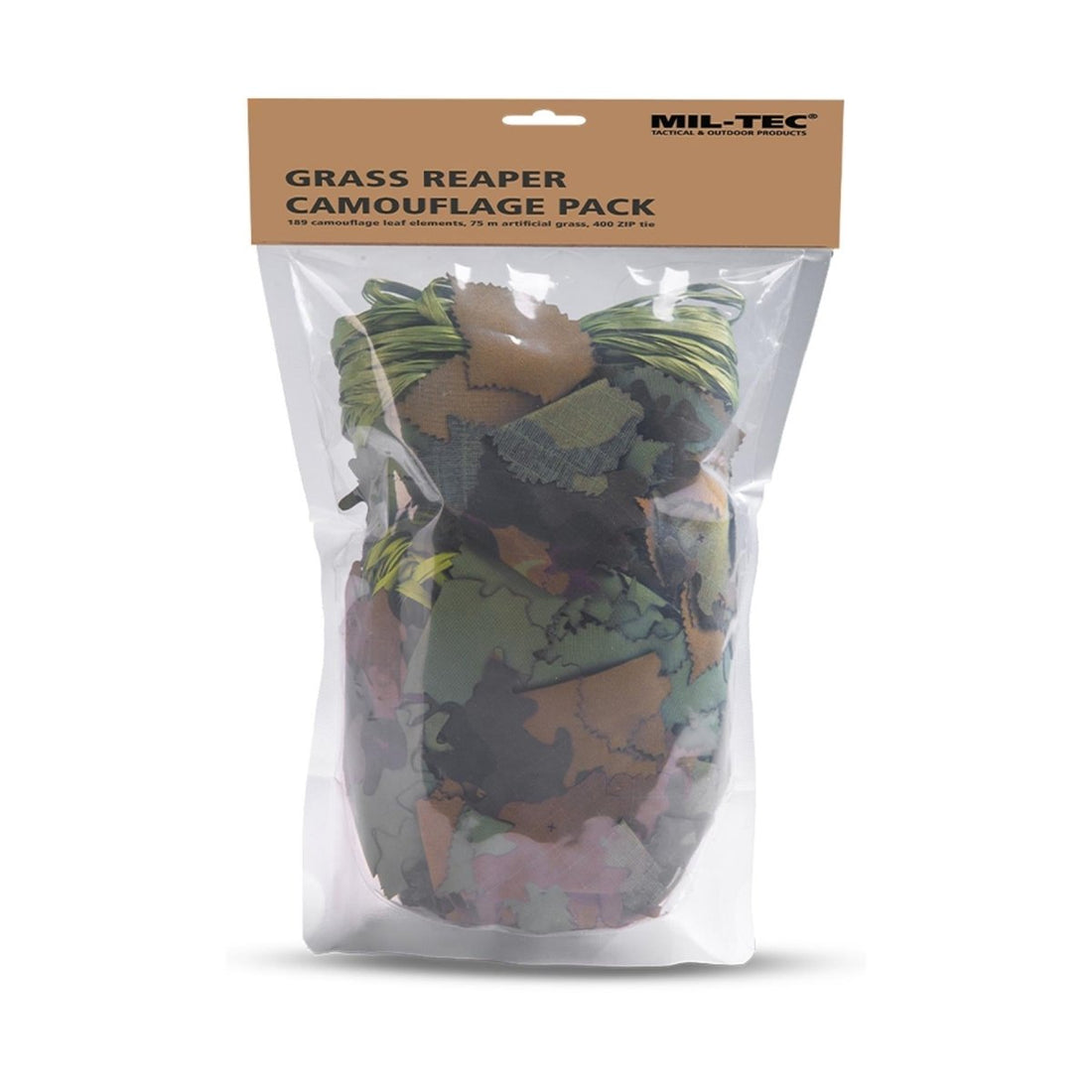 Paquete de camuflaje MIL-TEC Grass Reaper Ghille 189 Leaf Elements