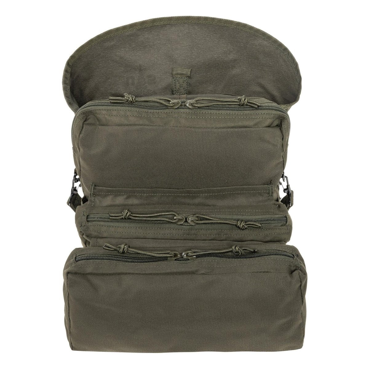 Mil-Tec Medical Bag Kit 7L Pocket Main Pocket 2 Way Zippers Strap Oliva ajustable