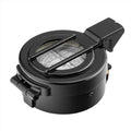 Mil-Tec Metal Lensated Compass Cosificación de aluminio NAVELACIÓN DE LA CARA DE LA CARA NEGRA