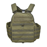 MIL-TEC Militar Plate Carrier táctico Combate Combat Armor Molle System Olive