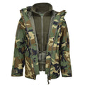 MIL-TEC Military Style Gen II Fuera de la chaqueta de invierno de invierno CAMO Soft Shell Parka
