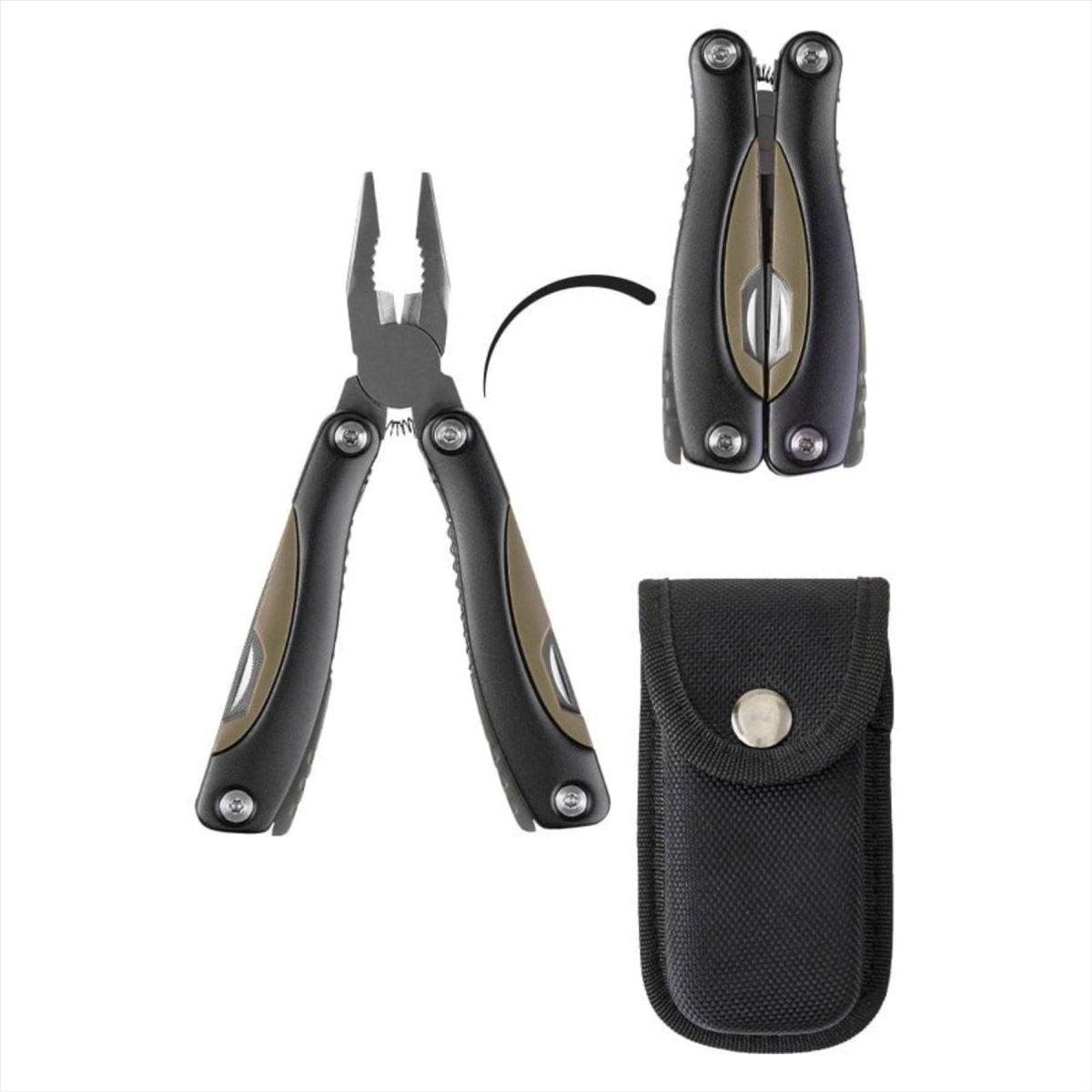 MIL-TEC Multi Tool UNA MANUIDAD MECANISMO DE JAJA DE SLUJO ABS ABS MANGE