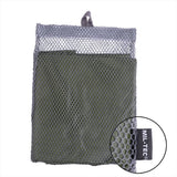 MIL-TEC Poncho con capucha, versátil, resistente al agua, bolsa de malla incluida, negro