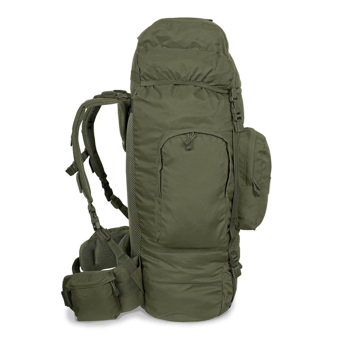 Mil-Tec Recom Hocking Rucksack Mochila táctica Trekking Daypack Olive 88L grande