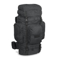 Mil-Tec Recom Mochila táctica de senderismo Rucksack Trekking Daypack grande 88L Negro