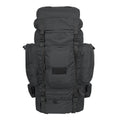 Mil-Tec Recom Mochila táctica de senderismo Rucksack Trekking Daypack grande 88L Negro