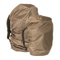 Funda para mochila MIL-TEC Funda impermeable recubierta de poliuretano ajustable hasta 80L Coyote