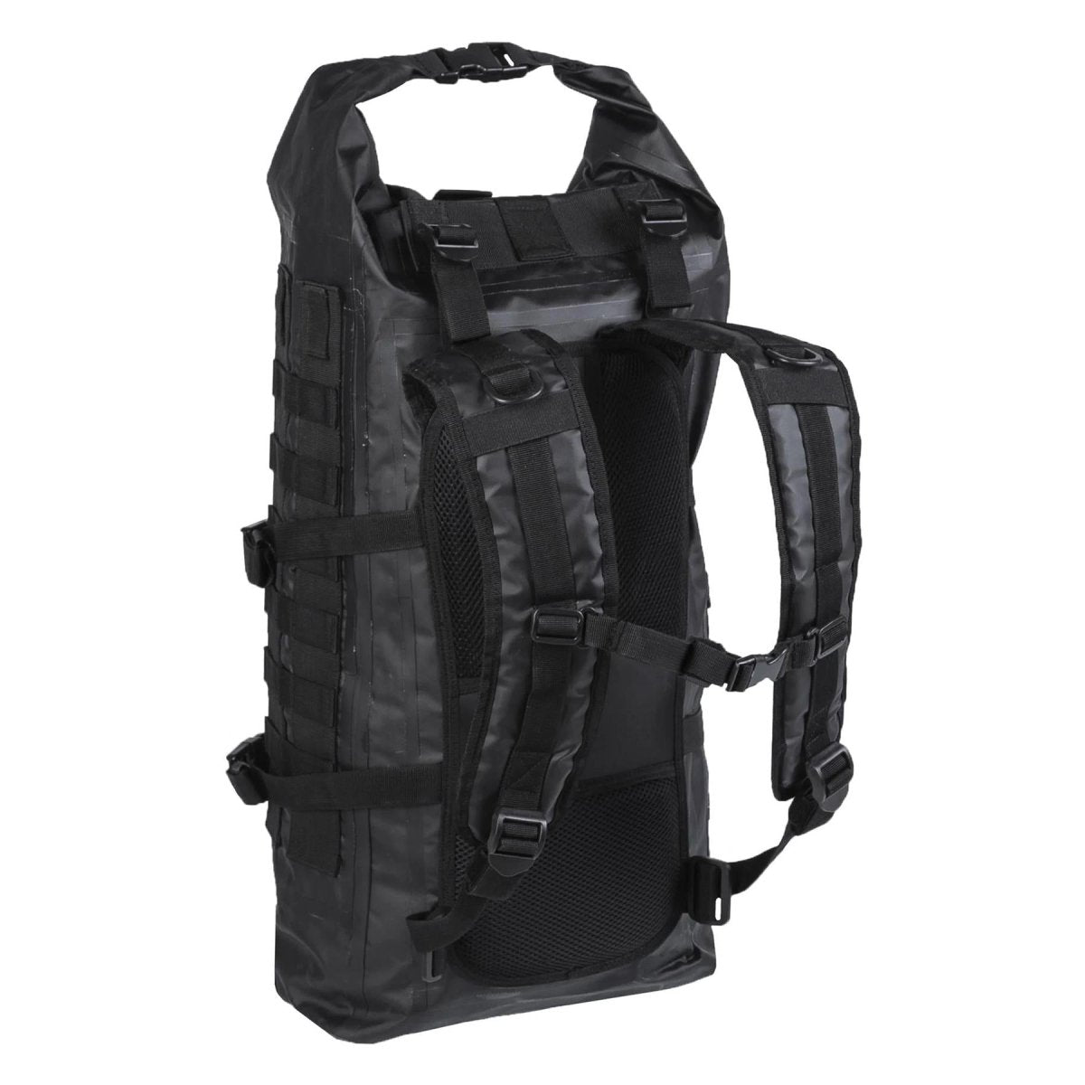 SELLOS MIL-TEC BACK DE MARCA TÁCTICA DE MARCA TACTICA Rucksack impermeable 35L Negro