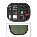 Mil-Tec Kit de costura Bolsa Viaje Camping Reparación Supervivencia Set Oliva Darb