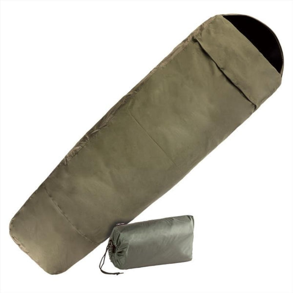 Saco de dormir MIL-TEC 225 cm Camping 3 capas laminado impermeable transpirable