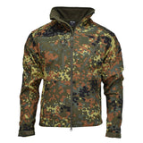 Mil-Tec Softshell Jacket Scu 14 Alemán Flecktran CAMO Outking Searrina