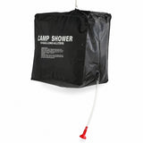 Mil-Tec Bolsa de ducha solar 40L Camping Senderismo Ducha portátil al aire libre Negro