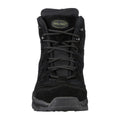 Botas de escuadrón Mil-Tec Botridas Mid-Round Sole Camping Footwear de gamuza negra al aire libre