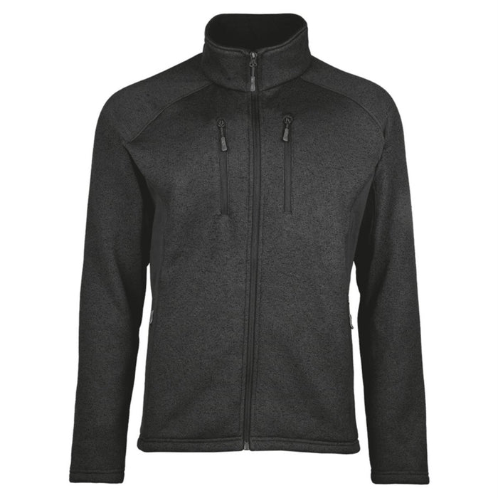 Mil - Tec Structure Chaqueta Polar Cálido Táctico Al Aire Libre Bolsillos Con Cremallera Negro - GoMilitar