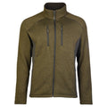 Chaqueta polar Mil-Tec Structure, cálida, táctica, para exteriores, bolsillos con cremallera, color verde oliva