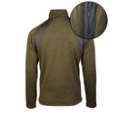 Mil - Tec Structure Fleece Jacket Warm Tactical Outdoor Zip Pockets Olive - GoMilitar
