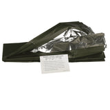 Mil-Tec Manta de Supervivencia Emergencia Térmica Ligera Oliva Aluminio