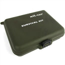 MIL-TEC Survival Kit Waterproof Box Emergency Fishing Firestarter Tools - GoMilitar