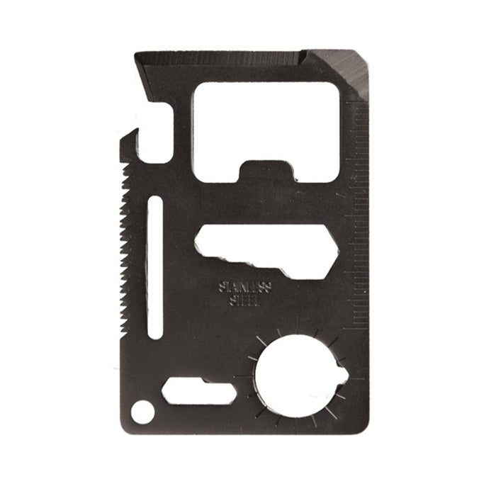 Herramienta de supervivencia MIL - TEC Bolsa multiherramienta para exteriores de acero inoxidable incluida negra - GoMilitar