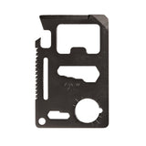 Herramienta de supervivencia MIL-TEC, bolsa multiherramienta para exteriores de acero inoxidable incluida, color negro