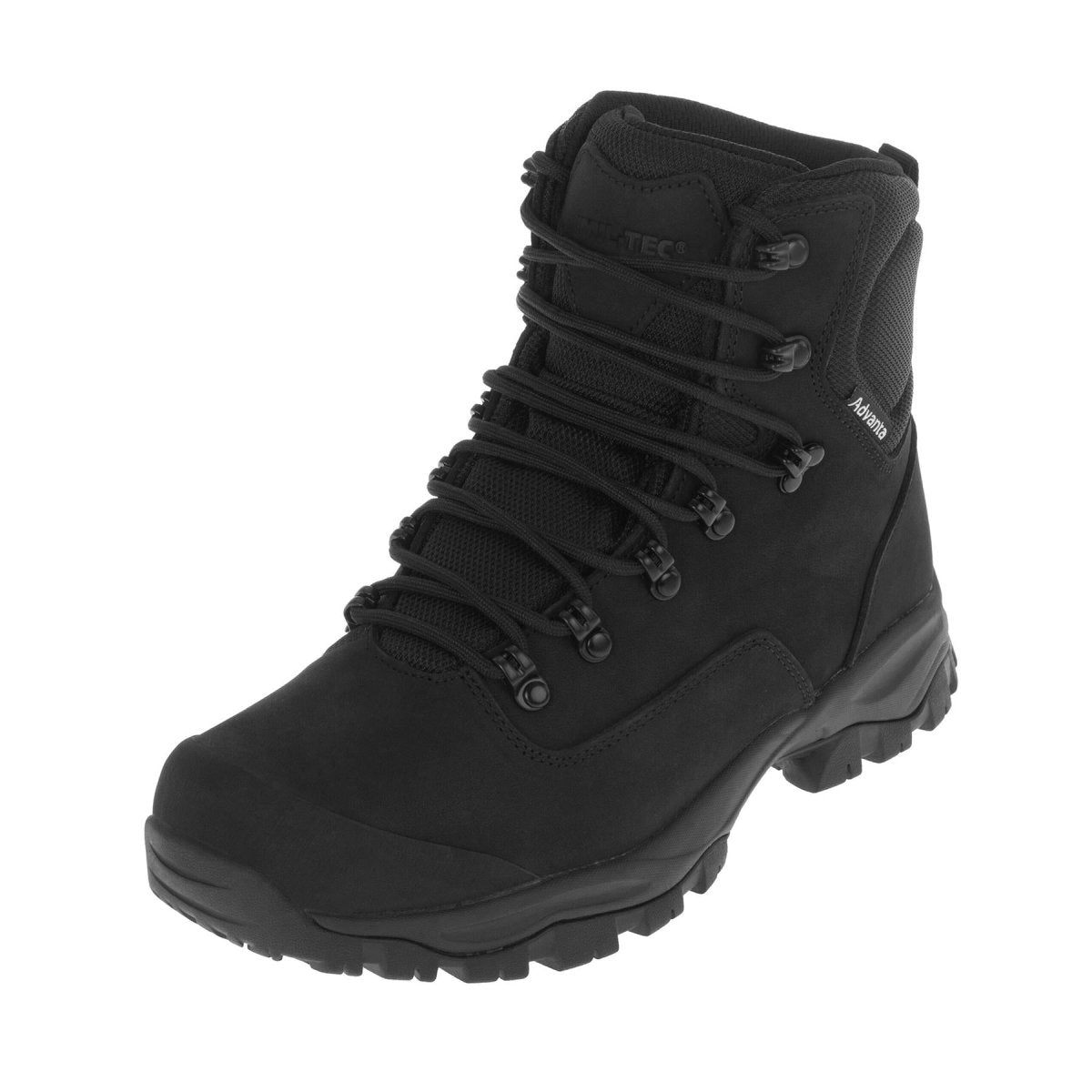 Botas tácticas MIL-TEC Material Advanta transpirable Impermeable Exterior Negro