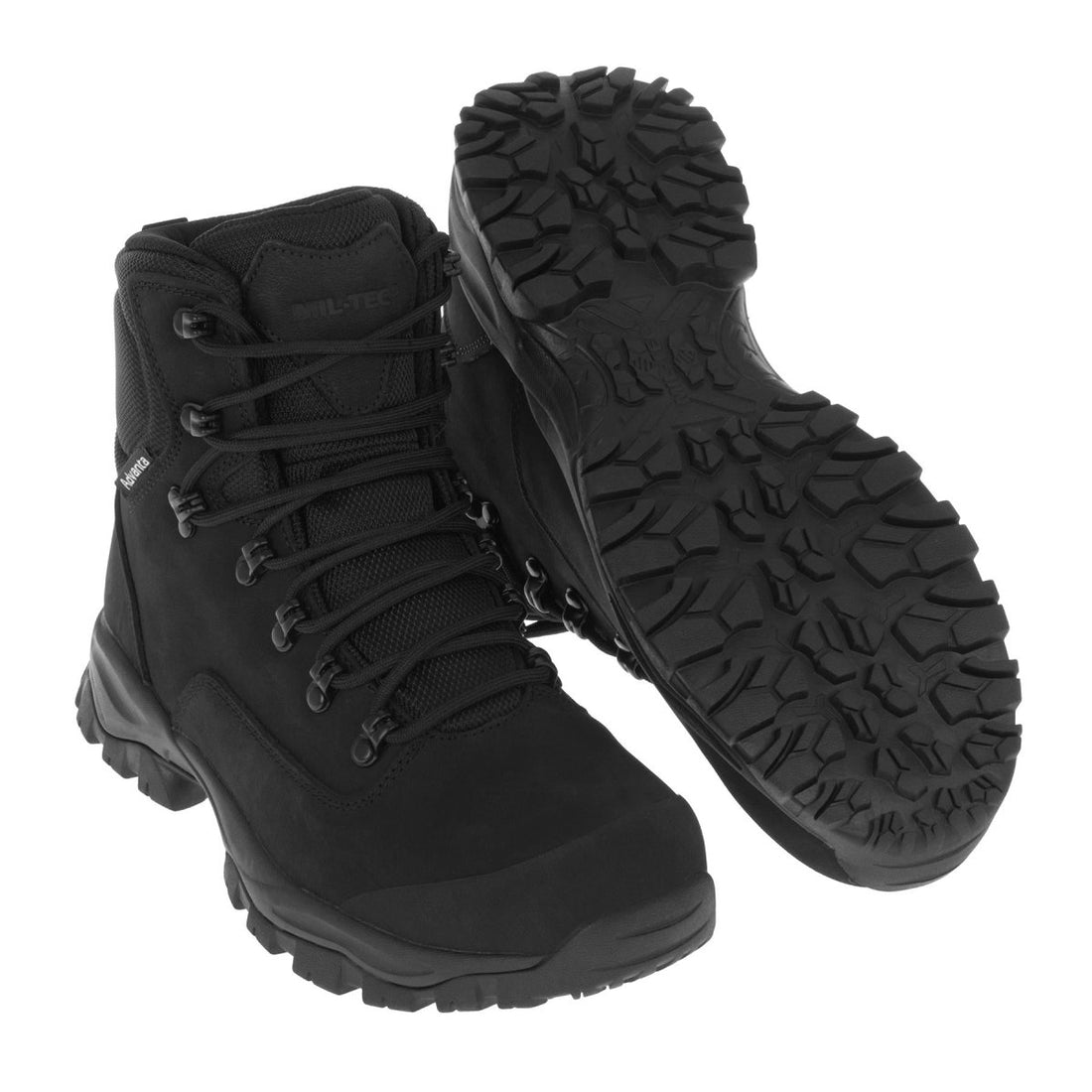Botas tácticas MIL-TEC Material Advanta transpirable Impermeable Exterior Negro