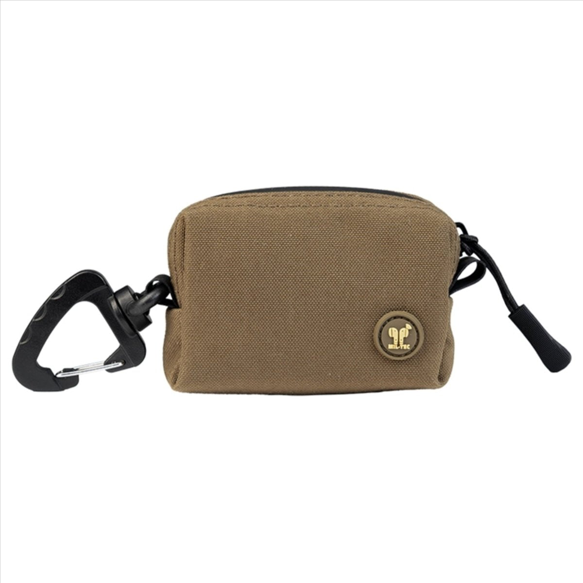 Bolsa táctica para auriculares MIL-TEC, accesorio de mosquetón con cremallera 700D, utilidad
