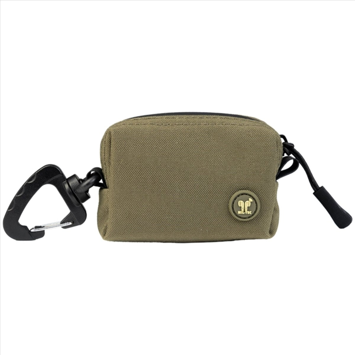 Bolsa táctica para auriculares MIL-TEC, accesorio de mosquetón con cremallera 700D, utilidad