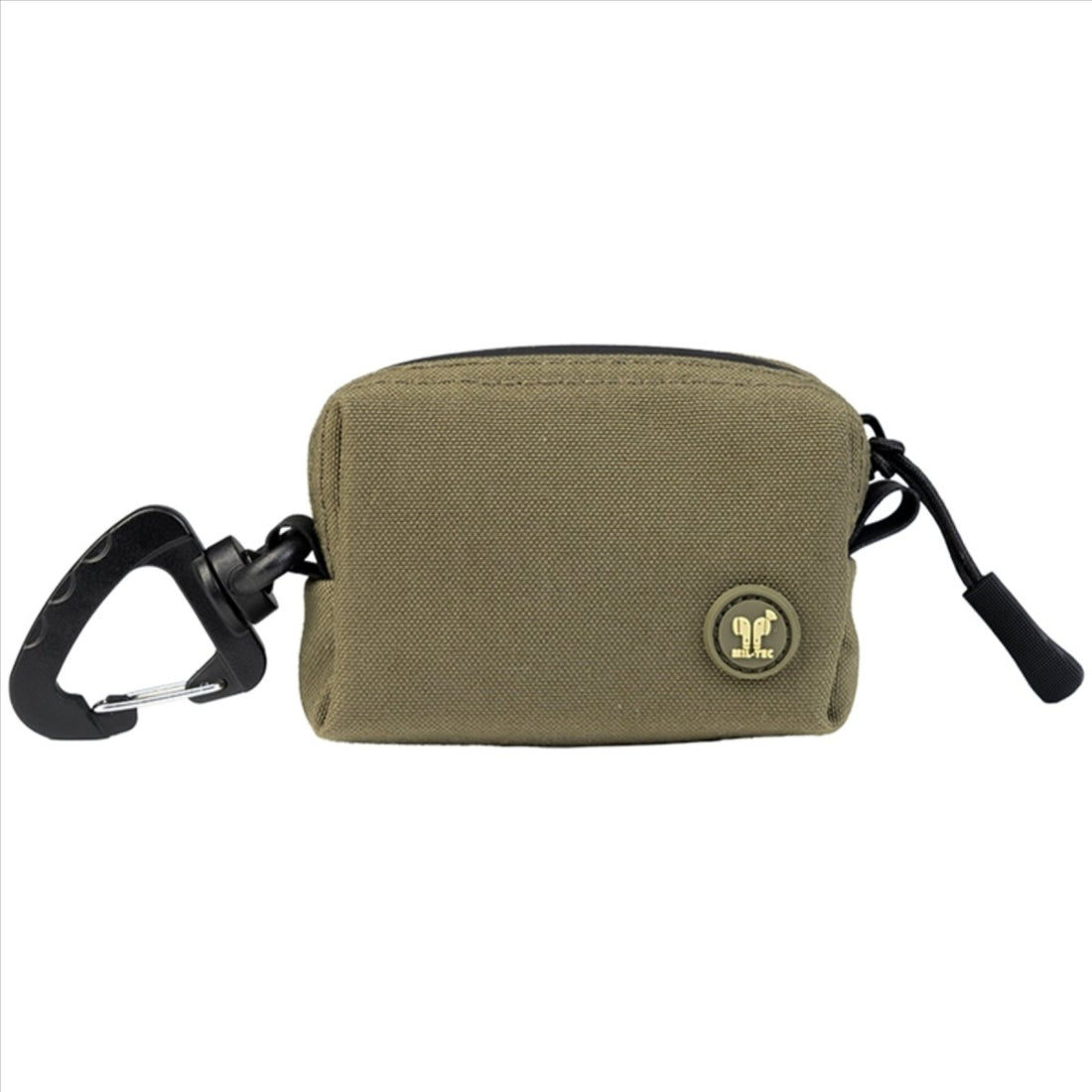 Bolsa táctica para auriculares MIL-TEC, accesorio de mosquetón con cremallera 700D, utilidad