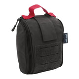 Kit de primeros auxilios táctico MIL Tipo de molde negro Medical Pouch Ifak 25 piezas
