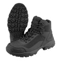 Botas livianas tácticas MIL-Tec calzado al aire libre de senderismo negro con ataduras