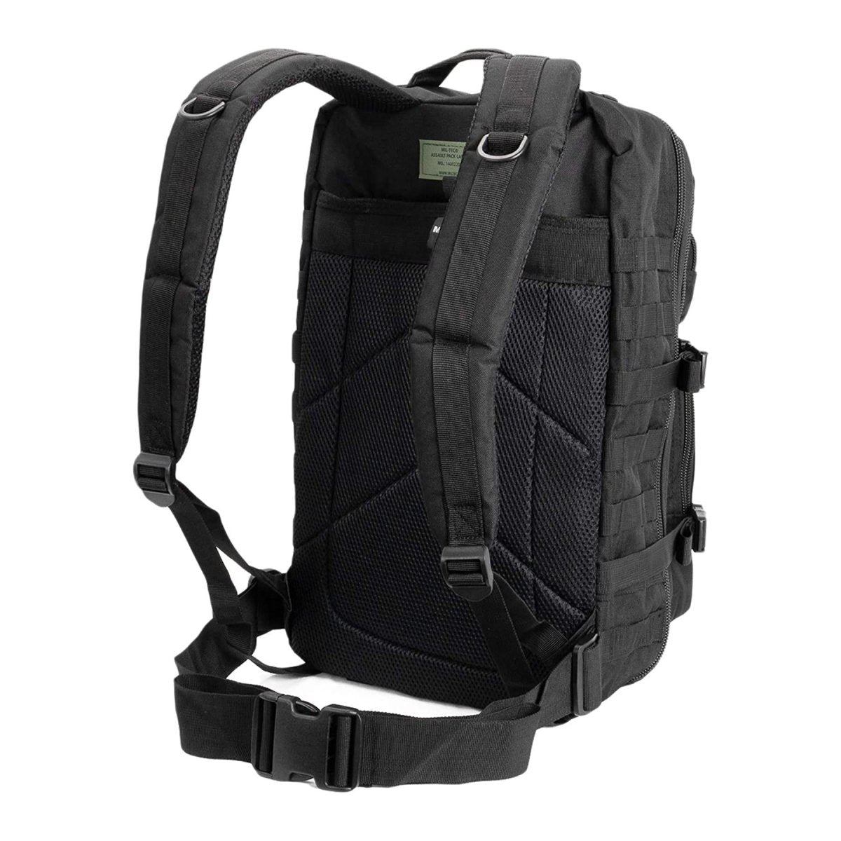 MIL-TEC ASAULTA U.S. 36L Mochila Trekking Rucksack Servicio de senderismo al aire libre Negro
