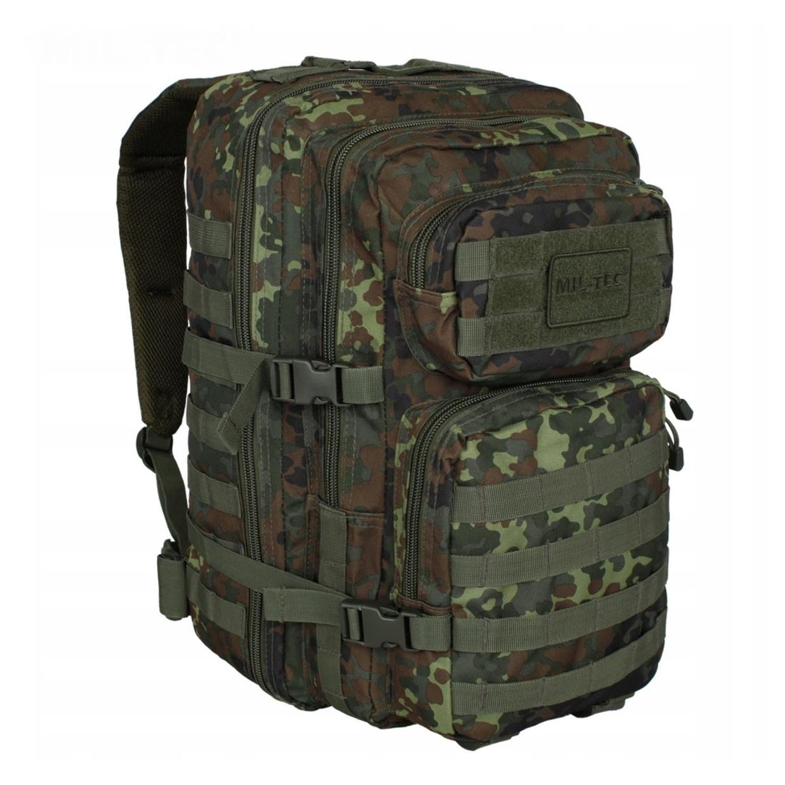MIL-TEC Asalto de asalto de EE. UU. Ruckking mochila grande 36L mochila Flecktarn Daypack bolso