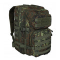 MIL-TEC Asalto de asalto de EE. UU. Ruckking mochila grande 36L mochila Flecktarn Daypack bolso