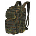 MIL-TEC Asalto de asalto de EE. UU. Ruckking mochila grande 36L mochila Flecktarn Daypack bolso