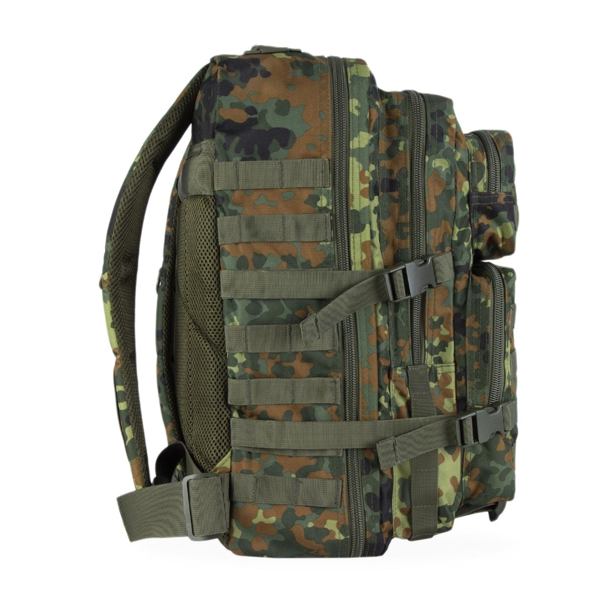 MIL-TEC Asalto de asalto de EE. UU. Ruckking mochila grande 36L mochila Flecktarn Daypack bolso
