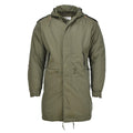 MIL-TEC Estilo militar de EE. UU. M51 Parka encapuchada Liner desmontable Olive New