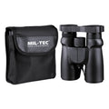 Mil-Tec Binoculares impermeables 8x42 Negro Óptica de senderismo para caza al aire libre